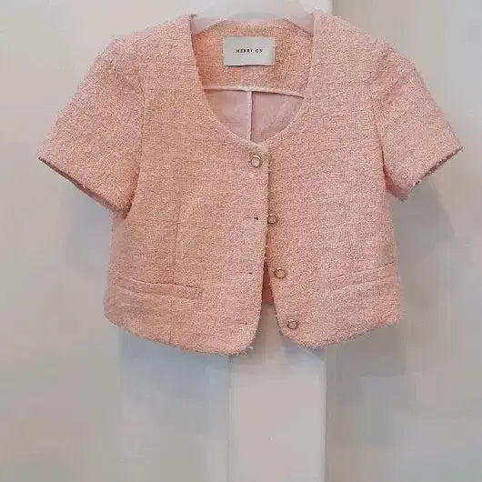 [BUNJANG] Merion Trion Tweed Jacket Free Size / 메리온 트리온트위드자켓 프리
