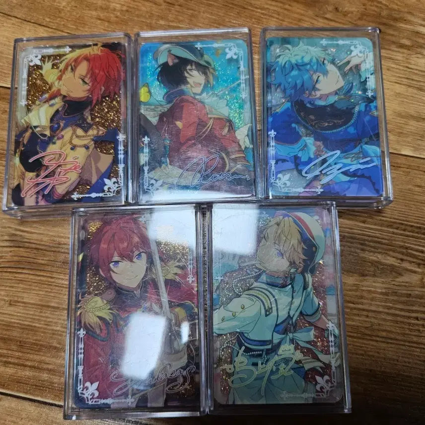 [BUNJANG] Ensemble Stars! Knights Yusa Corotta & Ritsu Stained Glass Acrylic Bundle Set / 앙스타 나이츠 유사코롯타, 리츠 스테인글라스 아크릴 일괄