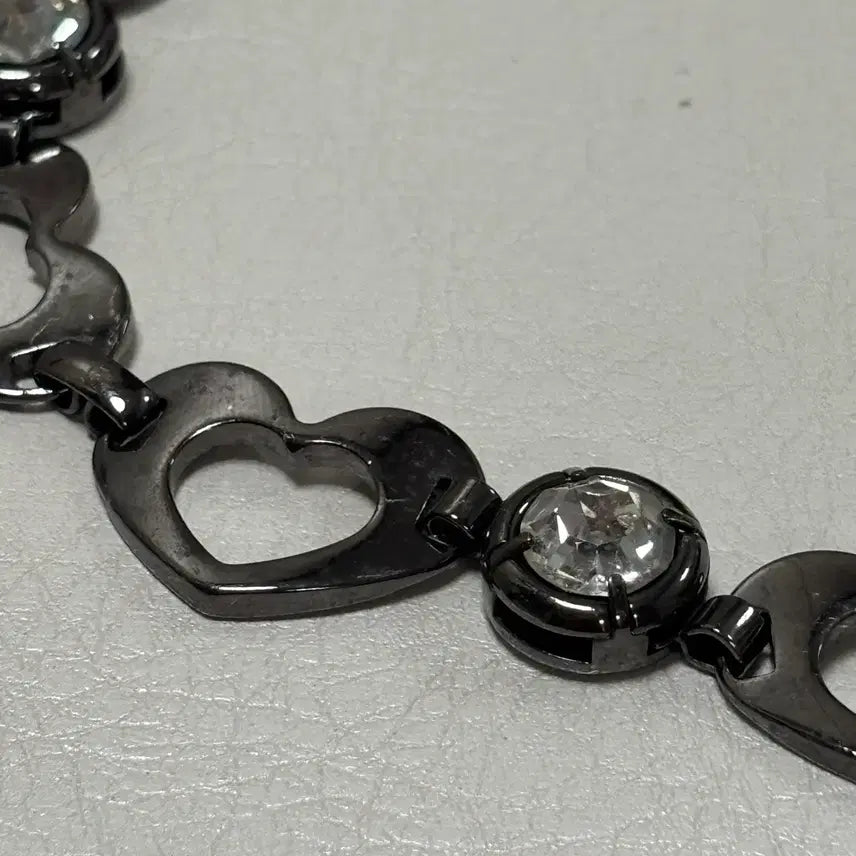 [BUNJANG] Heart Cubic Chain Belt / 하트 큐빅 체인벨트