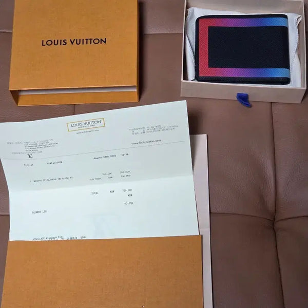 [BUNJANG] Louis Vuitton Virgil Abloh Limited Edition Monogram Wallet / 루이비통 버질아블로 한정판 반지갑 M30346 박스 보증서풀세트