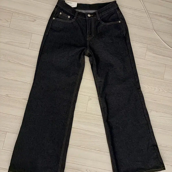 [BUNJANG] LITKIM Non-Fade Flare Low-Rise Pants / 릿킴 논페이드 플레어 로우라이즈