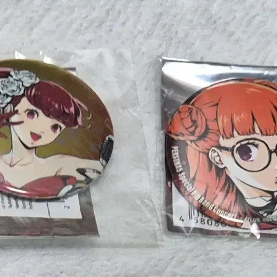 [BUNJANG] Persona 5 Dancing Star Night Kasumi & Futaba Badge Bundle Set / 페르소나5 빅밴드 카스미+후타바 뱃지 일괄