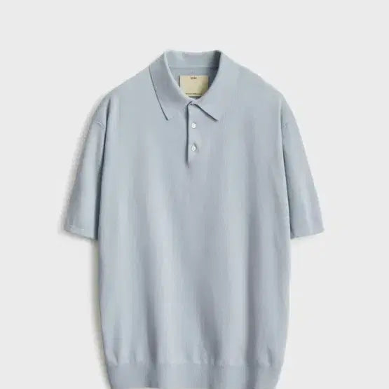 [BUNJANG] Pottery Short Sleeve Comfort Polo Knit - Silver Gray (Size 2) / 포터리 short sleeve comfort polo knit silver gray 2사이즈