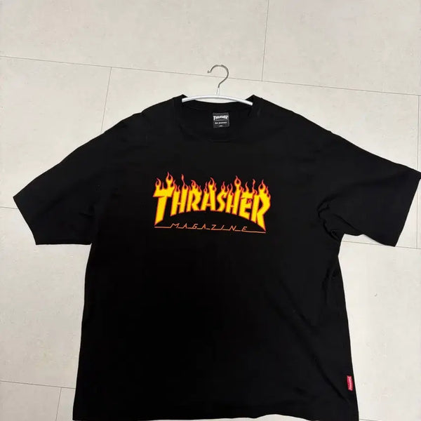 [BUNJANG] Thrasher Flame Logo T-Shirt XXL / 쓰레셔 불꽃 로고 티셔츠 xxl