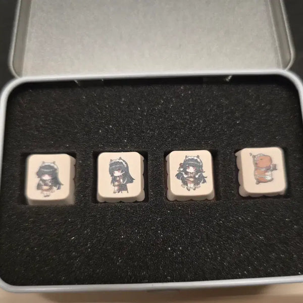 [BUNJANG] Ddingjo Cafe "A Place Where Memories Linger" SD Keycap Set / 띵조 카페 기억이 머무는 곳 SD 키캡세트 (택포)