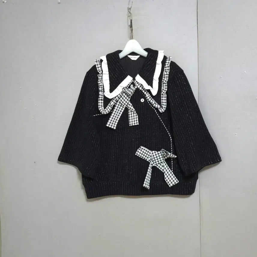[BUNJANG] Outerwear Feel Thick Blouse FF / s하루특가s30  외투느낌 도톰 블라우스 FF   n8109