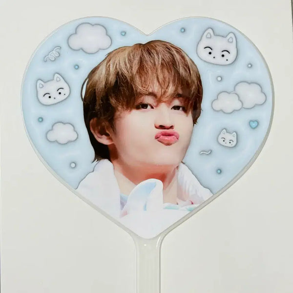 [BUNJANG] NCT Dream Mark 'Beloved' Uchiwa Fan / 마크 하트 우치와 belove 엔시티 드림 127 nct dream