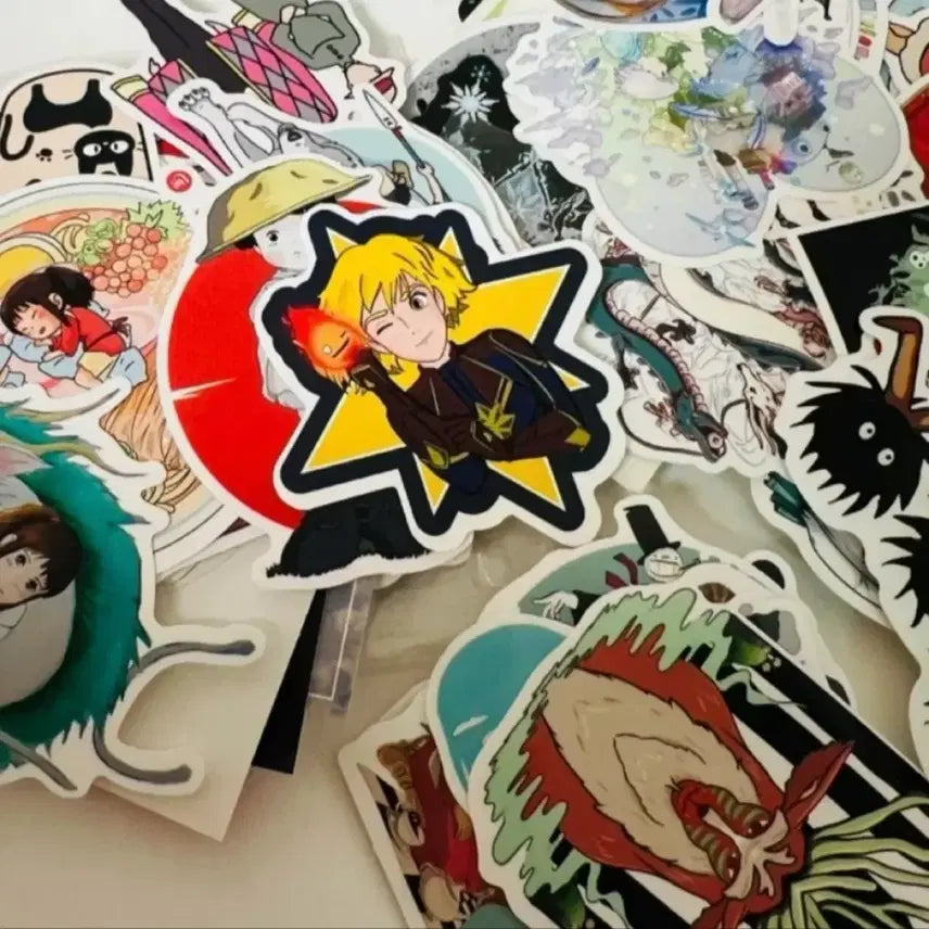 [BUNJANG] Anime Character Sticker Set (15pcs) / 애니메이션 캐릭터 스티커
