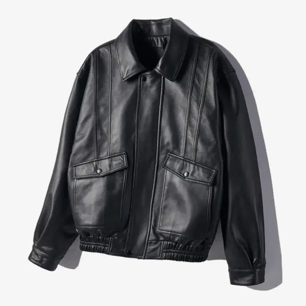 [BUNJANG] COOR Fragrance Lambskin Jumper Jacket / 쿠어 프라게 양가죽 점퍼 자켓 판매