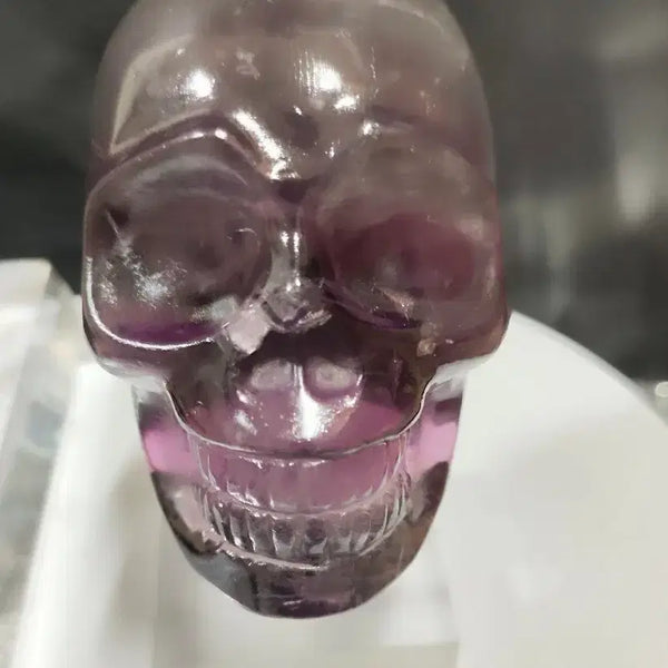 [BUNJANG] Amethyst Skull Carving 465g / 아메지스트 해골 조각 자수정 무게465g밀도 9