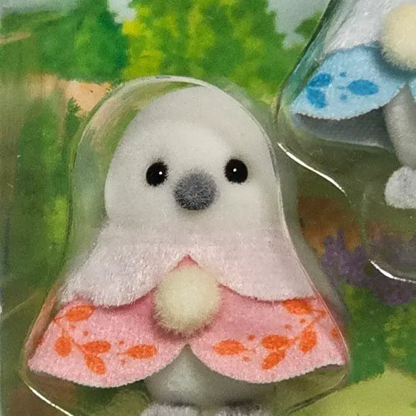 [BUNJANG] Sylvanian Families Baby Bullfinch (Pink) "Split Set" Figure / 실바니안 흰 오목눈이 아기 분철 판매 (분홍) 뱁새 핑크
