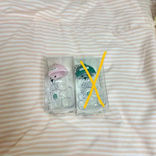 [BUNJANG] Starbucks Bearista Bear Keyring (Pink) / 스타벅스 베어리스타 곰돌이 키링 [핑크만 있음]