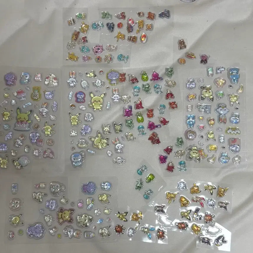 [BUNJANG] Pokemon Bubble Stickers / 포켓몬스터 버블 스티커