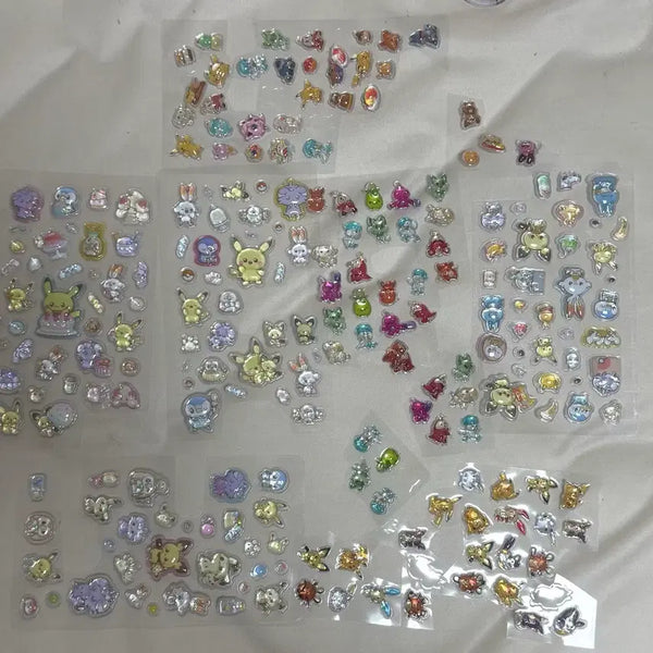[BUNJANG] Pokemon Bubble Stickers / 포켓몬스터 버블 스티커