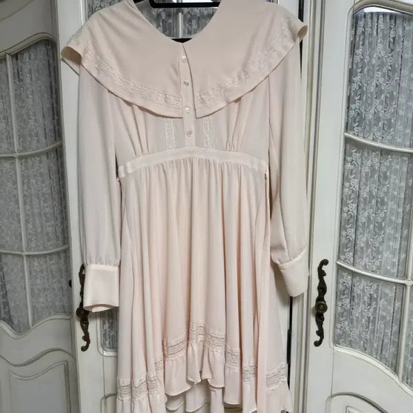 [BUNJANG] MilkCocoa Light Pink Lace Dress / 밀크코코아 연분홍 레이스 원피스