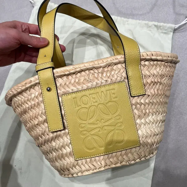 [BUNJANG] Loewe Raffia Small Basket Bag / 로에베 라피아 라탄 백 스몰