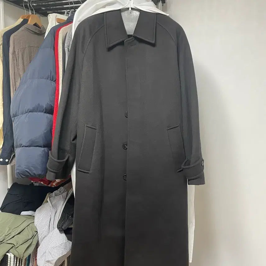 [BUNJANG] Insilence Cashmere Balmacaan Coat (L) / 인사일런스 마펠캐시미어 발마칸코트(L)
