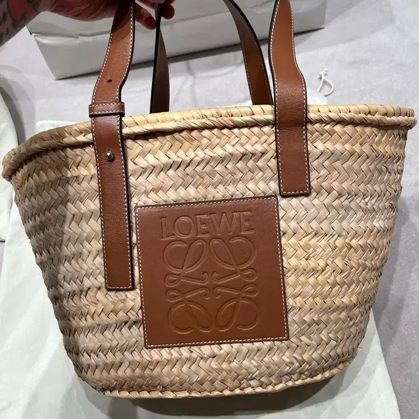 [BUNJANG] Loewe Raffia Medium Bag / 로에베 라탄 라피아 미디움