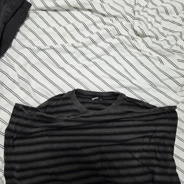[BUNJANG] Polilu Stripe Long Sleeve T-Shirts Set Size 3 / 폴리테루 롱슬 2장 3사이즈 일괄 할인 적용
