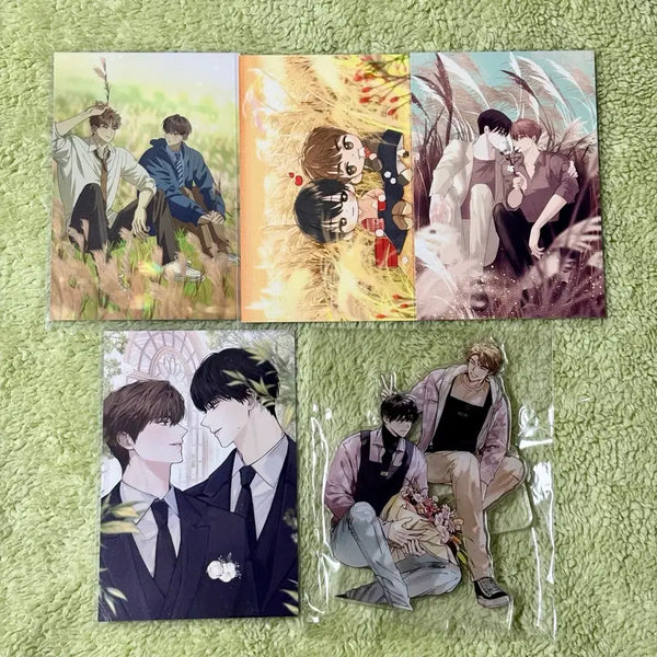 [BUNJANG] Yushil Heoheo Acrylic Stand & Postcard Lucky Draw / 유실 허허님 아크릴 스탠드 생카 엽서 럭드 굿즈