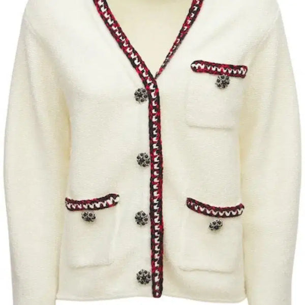 [BUNJANG] Self-Portrait Cardigan Ivory New / 셀프포트레이트 가디건 아이보리 새상품