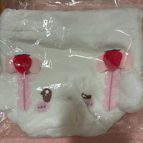 [BUNJANG] Sanrio Kogimyung Strawberry Shortcake Drawstring Pouch / 산리오 코기뮹 쇼트케이크 딸기 조이개 조리개 복조리 파우치