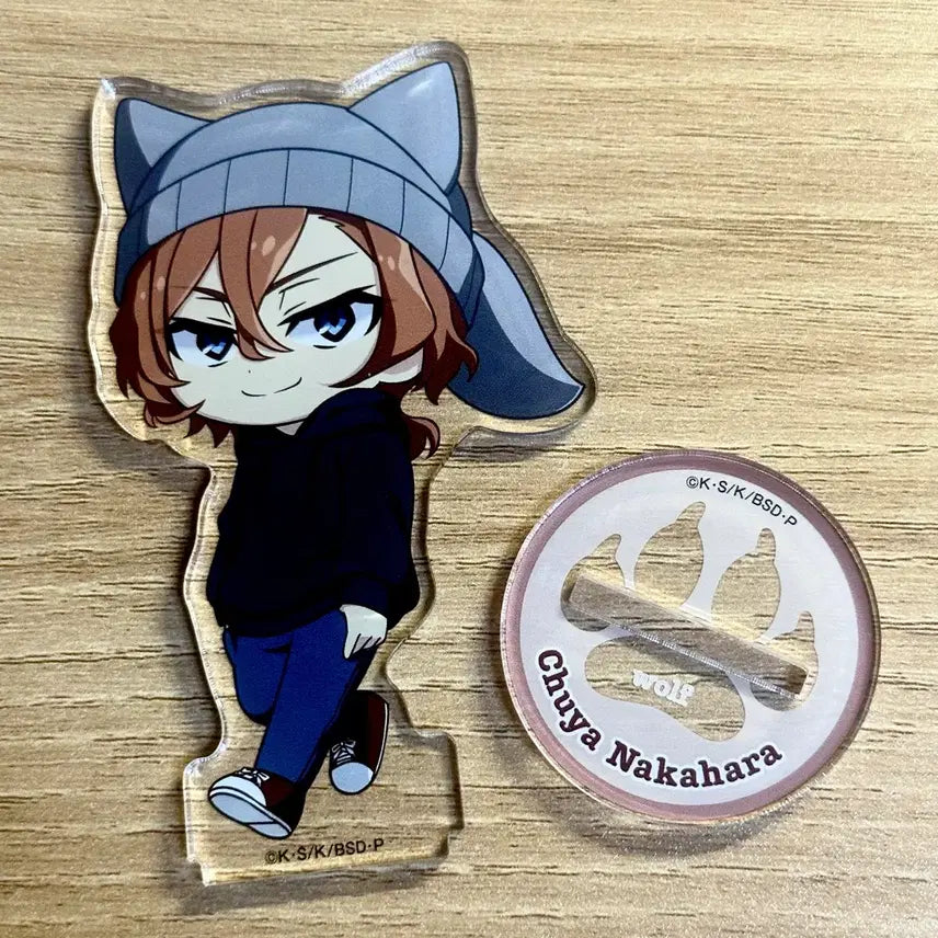 [BUNJANG] Bungo Stray Dogs Chuuya Acrylic Stand / 문스독 늑대 귀 니트 츄야 아크릴