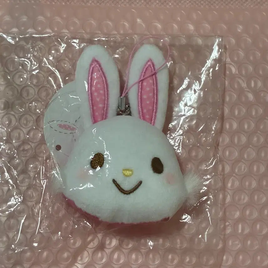 [BUNJANG] Sanrio Wish me mell Rabbit Plush Phone Cleaner Keychain / 최종가) 산리오 위시미멜 핸드폰 액정 클리너 키링 휴대폰 인형 스마트폰 토끼 키홀더