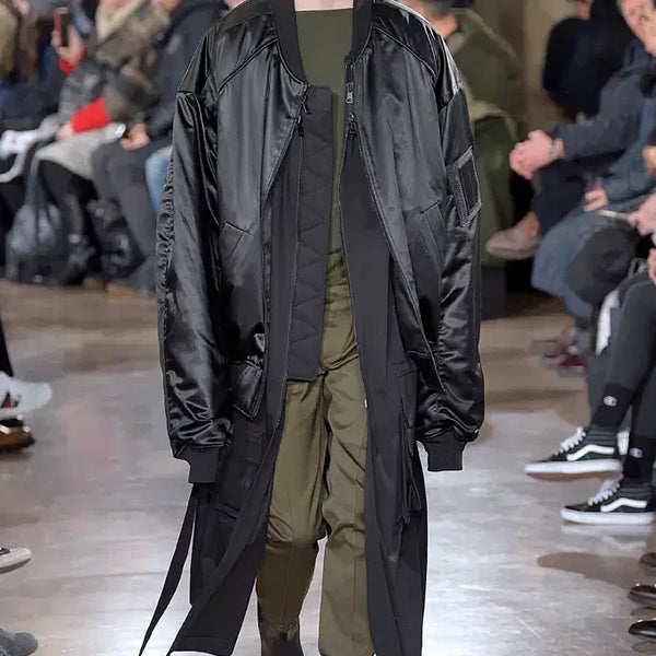 [BUNJANG] Juun.J Layered MA-1 Bomber Jacket / 준지 레이어드 ma-1