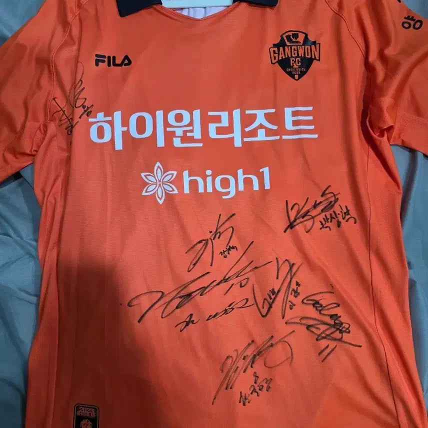 [BUNJANG] Gangwon FC Yang Hyun-jun Autographed Jersey / 강원FC 양현준 싸인 유니폼