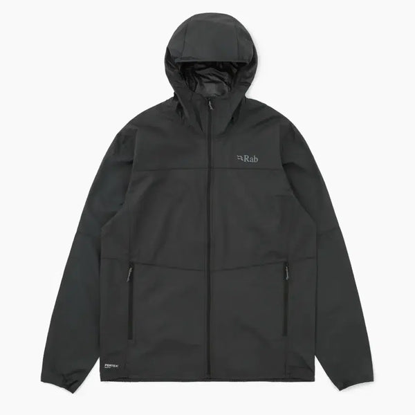 [BUNJANG] Rab Windgather Hooded Jacket Black / 랩 바람막이 윈드개더 후디 L 블랙 새제품