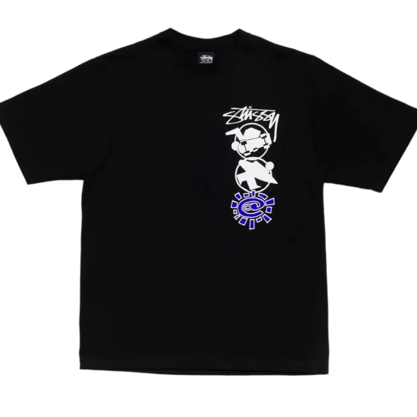 [BUNJANG] Stussy x Always Black T-Shirt L / 스투시x올웨이즈 반팔 블랙 L