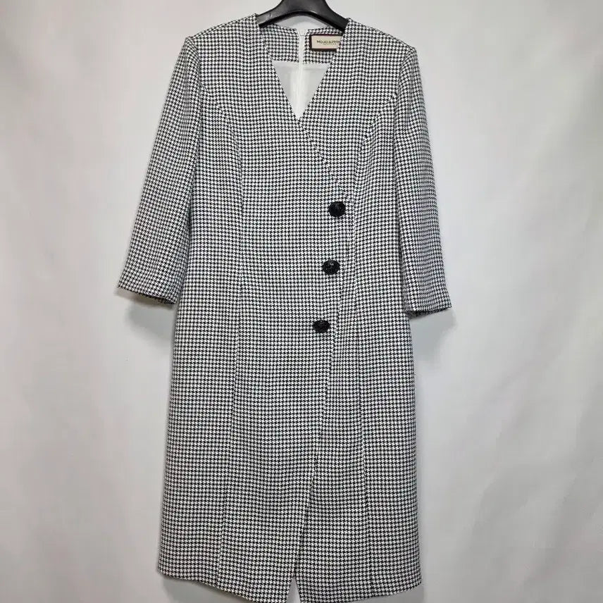 [BUNJANG] Mojo.s.phine Houndstooth Check Dress - Size S / 모조에스핀 하운드투스 체크 원피스 S