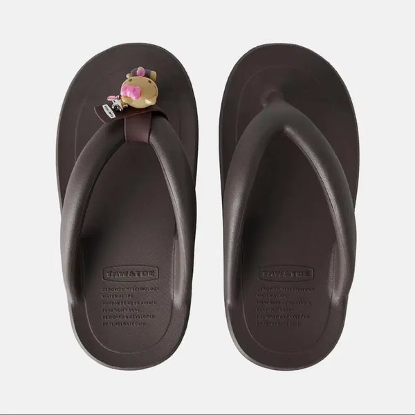 [BUNJANG] Tawn Tawn Hello Kitty Flip-Flops (250mm) / [미사용 새상품] 토앤토 탠 헬로키티 쪼리 250