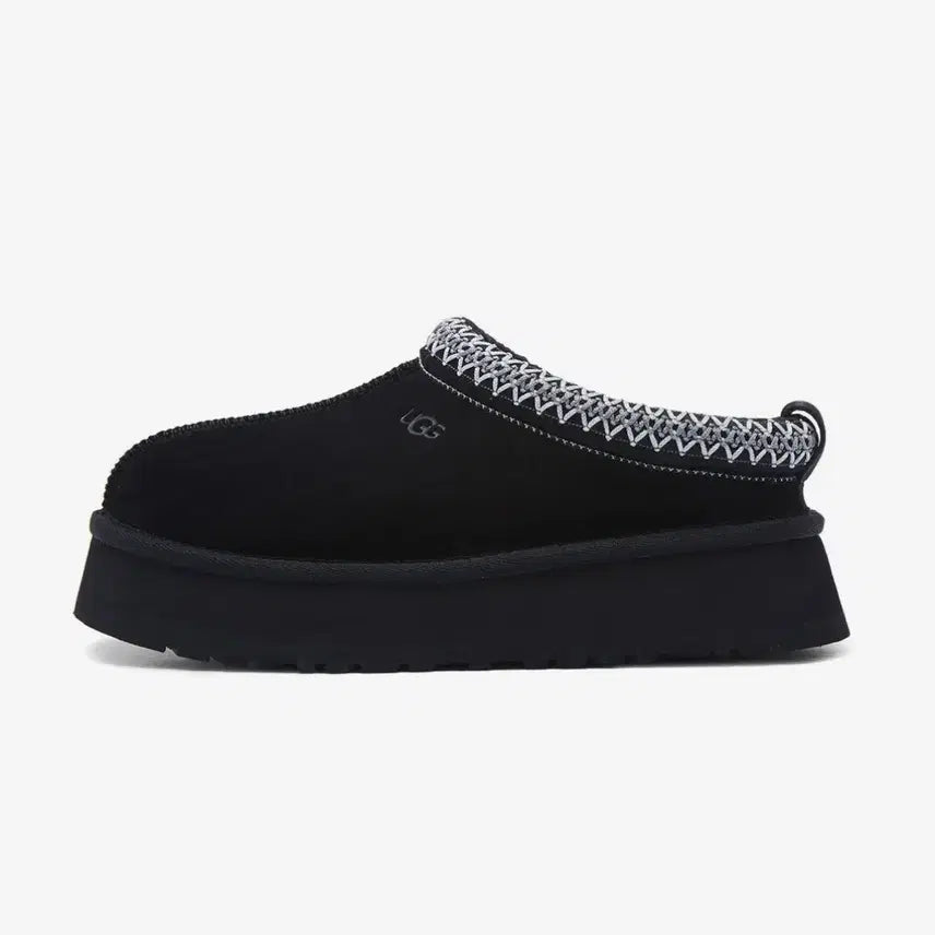 [BUNJANG] UGG Tasman Stitch Collar Platform Slippers Black / 어그 스티치칼라 플랫폼 슬리퍼(230)