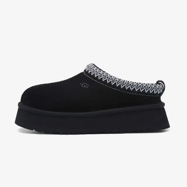 [BUNJANG] UGG Tasman Stitch Collar Platform Slippers Black / 어그 스티치칼라 플랫폼 슬리퍼(230)