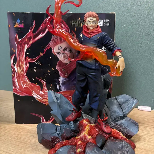 [BUNJANG] Jujutsu Kaisen Sukuna Figure with Flame Effect / 스쿠나