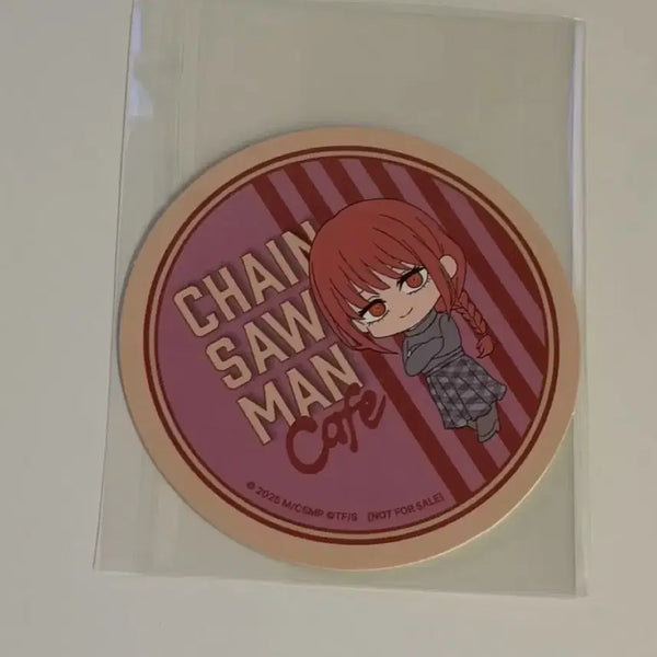 [BUNJANG] Chainsaw Man Makima Collaboration Cafe Special Edition Coaster / 체인소맨 마키마 콜라보 카페 특전 코스터