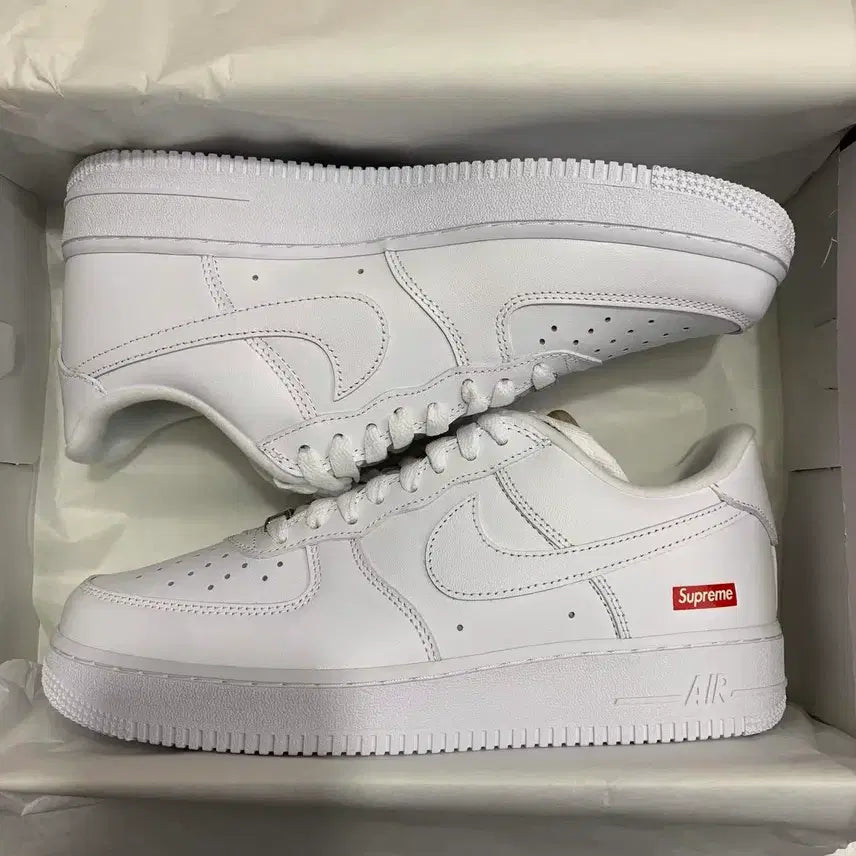 [BUNJANG] Nike x Supreme Air Force 1 Low White US 7 / 나이키 x 슈프림 에어포스 1 로우 화이트 250mm