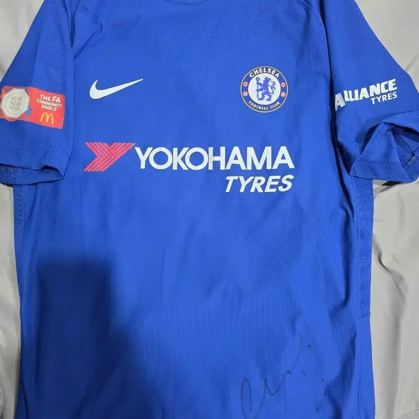 [BUNJANG] Chelsea 17-18 Home Authentic Morata Jersey / 17-18 첼시 홈 어센틱 모라타
