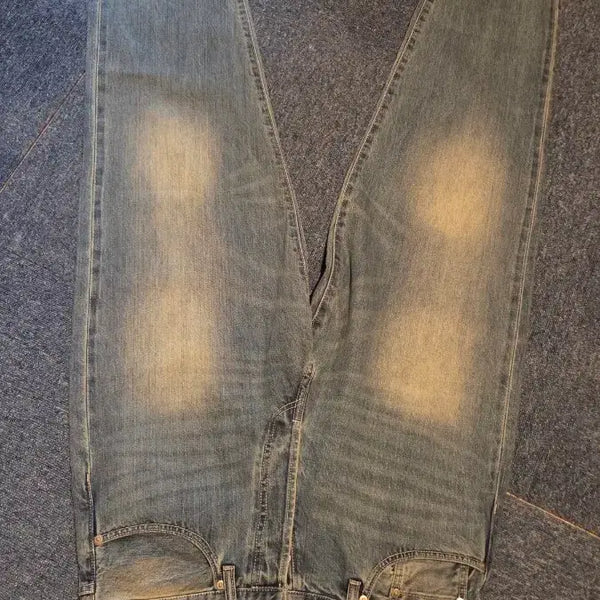 [BUNJANG] Graf Paper Tapered Fit Washed Denim Pants / 그라프페이퍼