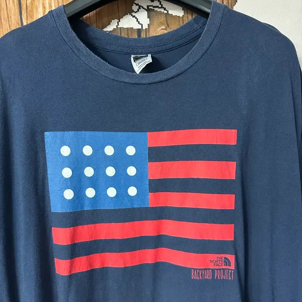 [BUNJANG] The North Face USA Backyard Project American Flag T-Shirt XXL / 노스페이스 USA 백야드 프로젝트 성조기 반팔티 XXL