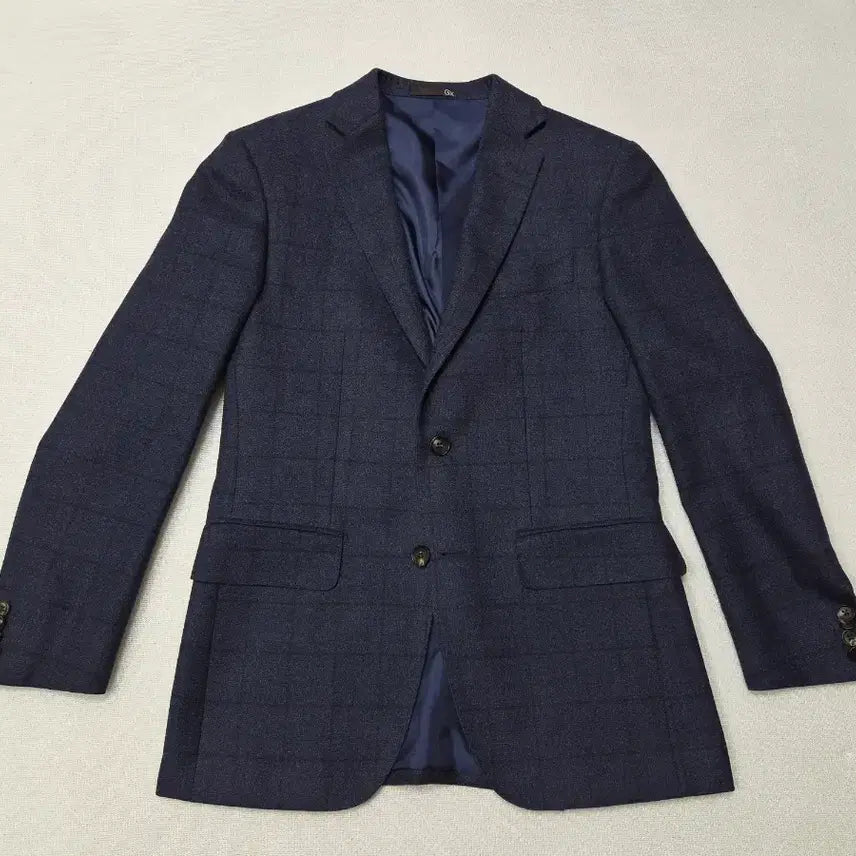 [BUNJANG] Galaxy GX Check Men's Jacket Navy / 갤럭시 GX 체크 남성 자켓 네이비 95