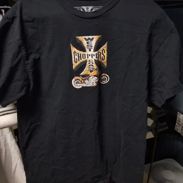 [BUNJANG] West Coast Choppers Back Printing T-Shirt Black M / (M) 웨스트코스트차퍼스 백프린팅 티셔츠 블랙 판매