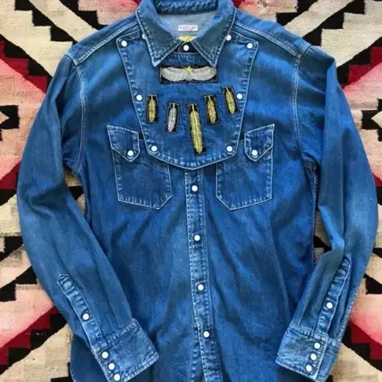 [BUNJANG] Kapital Denim Western Shirt / 캐피탈 데님 웨스턴 셔츠 3