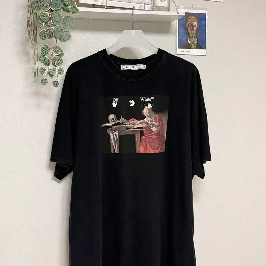 [BUNJANG] Off-White Caravaggio Arrow T-Shirt / 오프화이트 카라바지오 애로우 반팔티 (L)