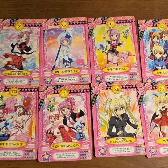 [BUNJANG] Character Transformation (Karakuri Circus) Tarot Card Set / 캐릭캐릭체인지 타로 카드 10개 일괄 판매