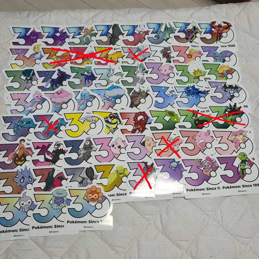 [BUNJANG] Pokemon 30th Anniversary Logo Sticker / 포켓몬 30주년 기념 로고 스티커 1500원 판매합니다!