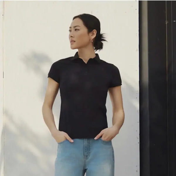 [BUNJANG] Andar Airy Fit Polo T-shirt Set (Black, Navy, Beige) / 안다르 에어리핏 폴로티셔츠 블랙,네이비,베이지