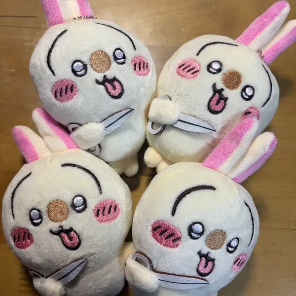 [BUNJANG] Chiikawa Usagi Scissor Keychain / 치이카와 우사기 가위키링